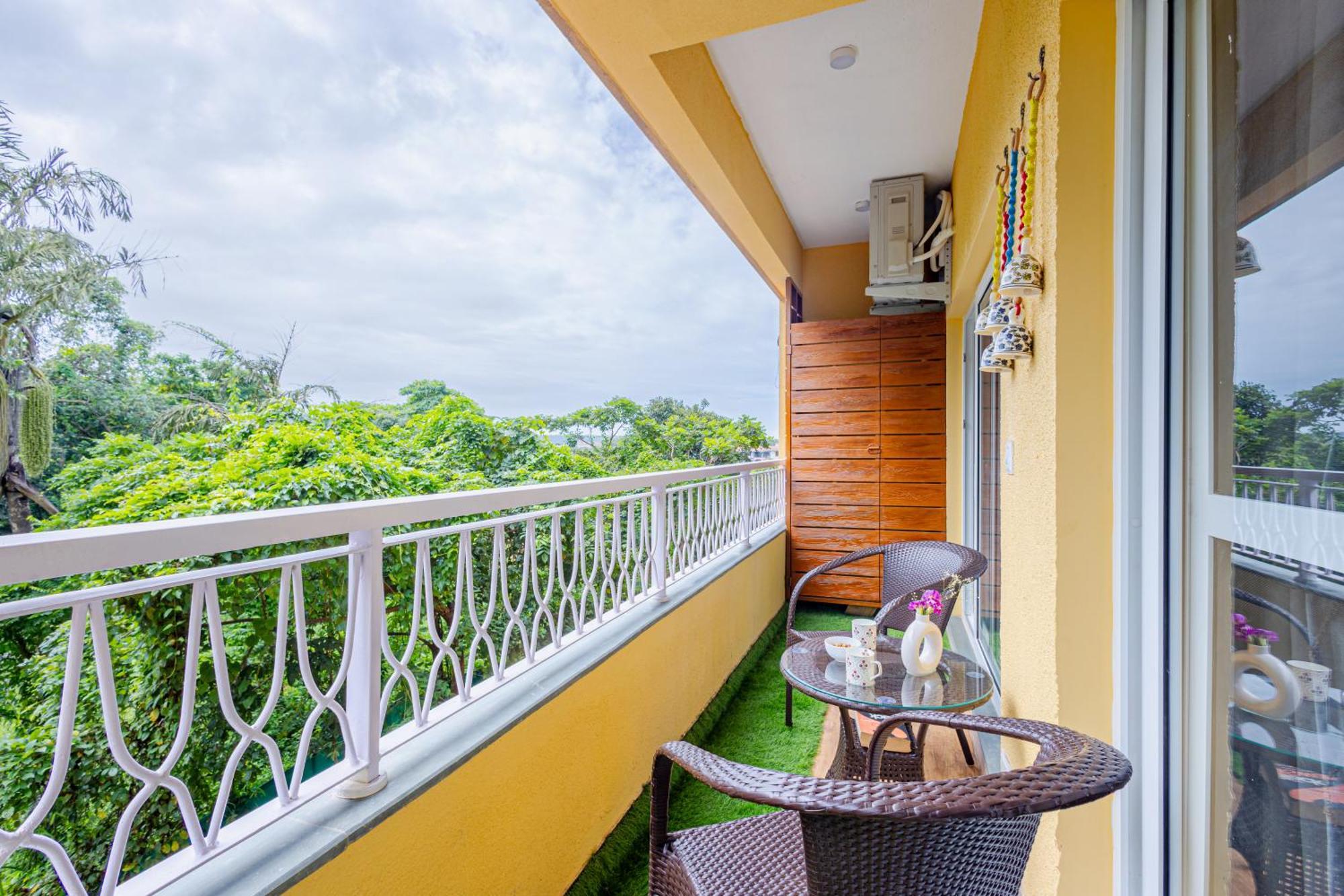 Alaya Stays 1 Bhk With Balcony & Pool - Veera Marina Кандолим Экстерьер фото